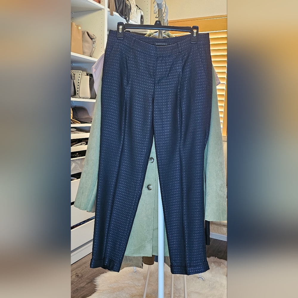 Banana Republic brocade trousers. Size 0.